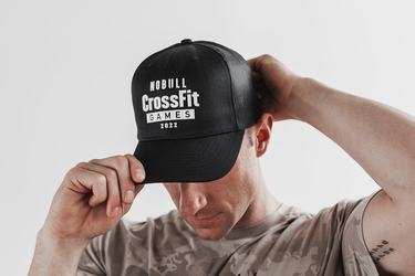 Nobull Crossfit Games® 2022 Curved-Brim Trucker Women's Hats Black | Australia (MJ5813)